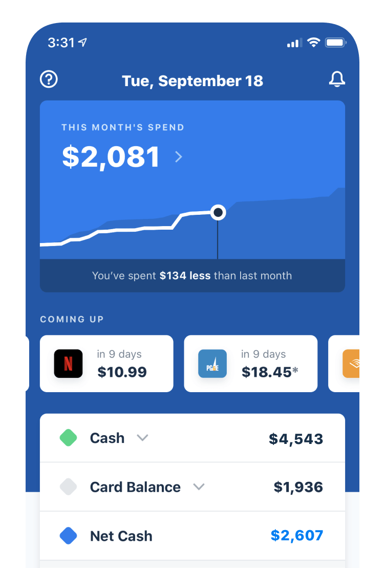 Truebill Snapshot