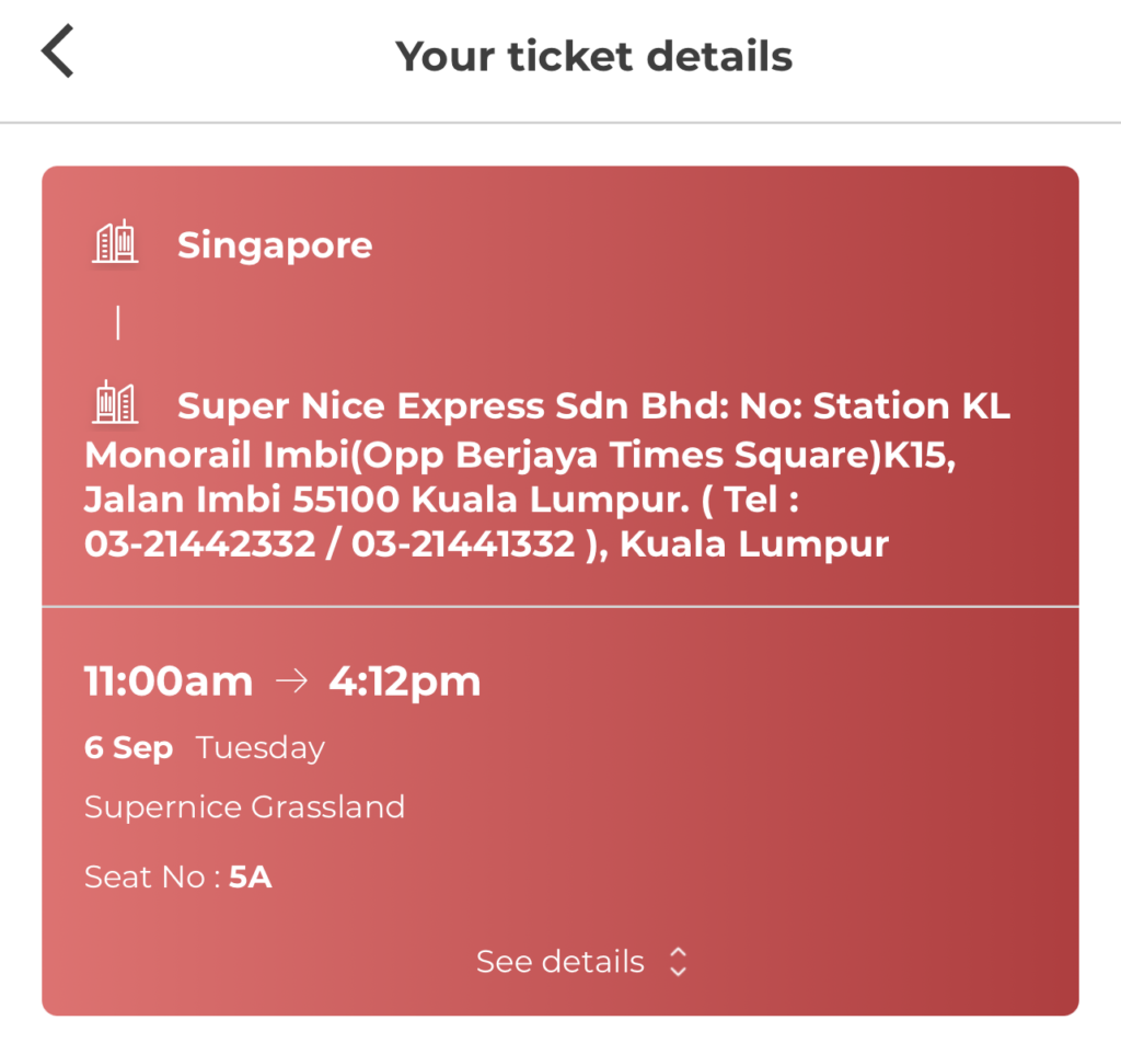 Supernice Express Supernice Grassland RedBus Ticket